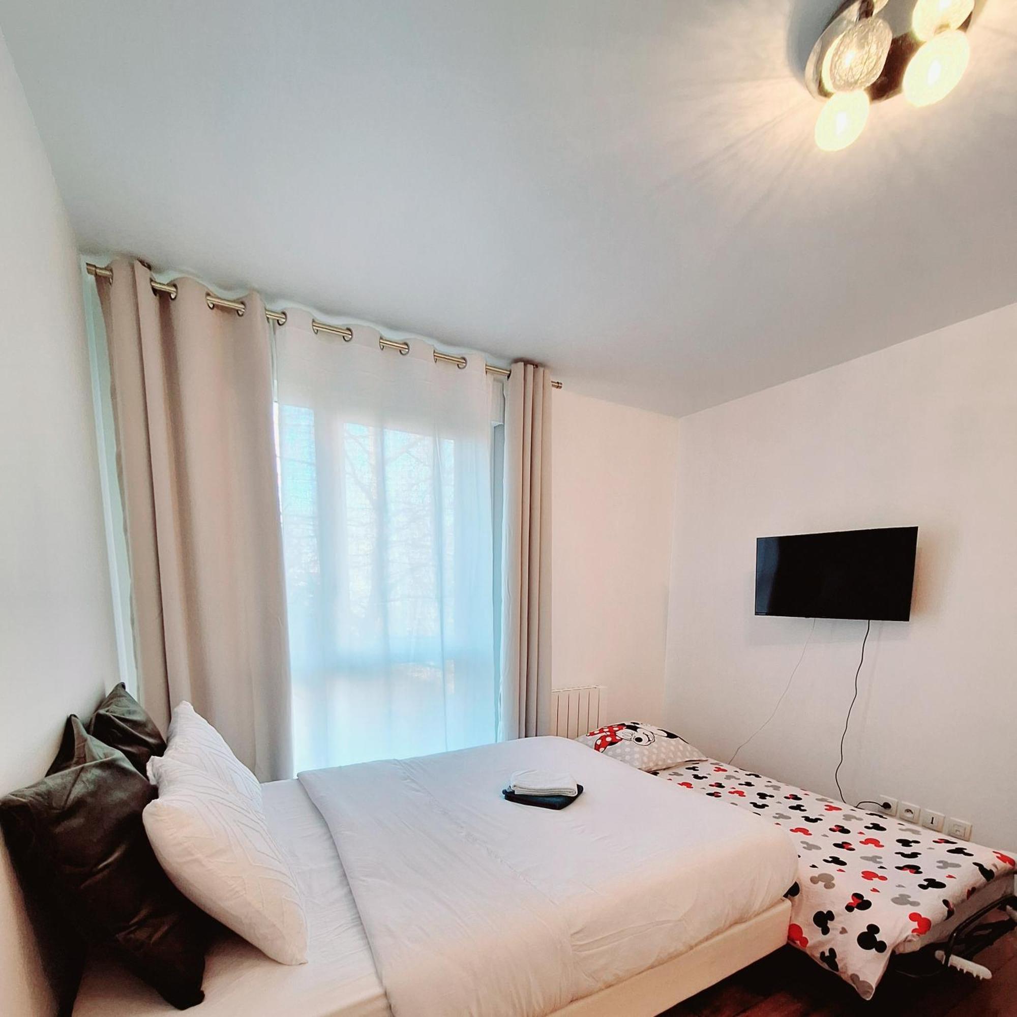 Studio Alpha - 2Min By Train To Disneyland Or 20Min Walk - 5Min Walk To "Val D'Europe" Station Монтеврен Экстерьер фото