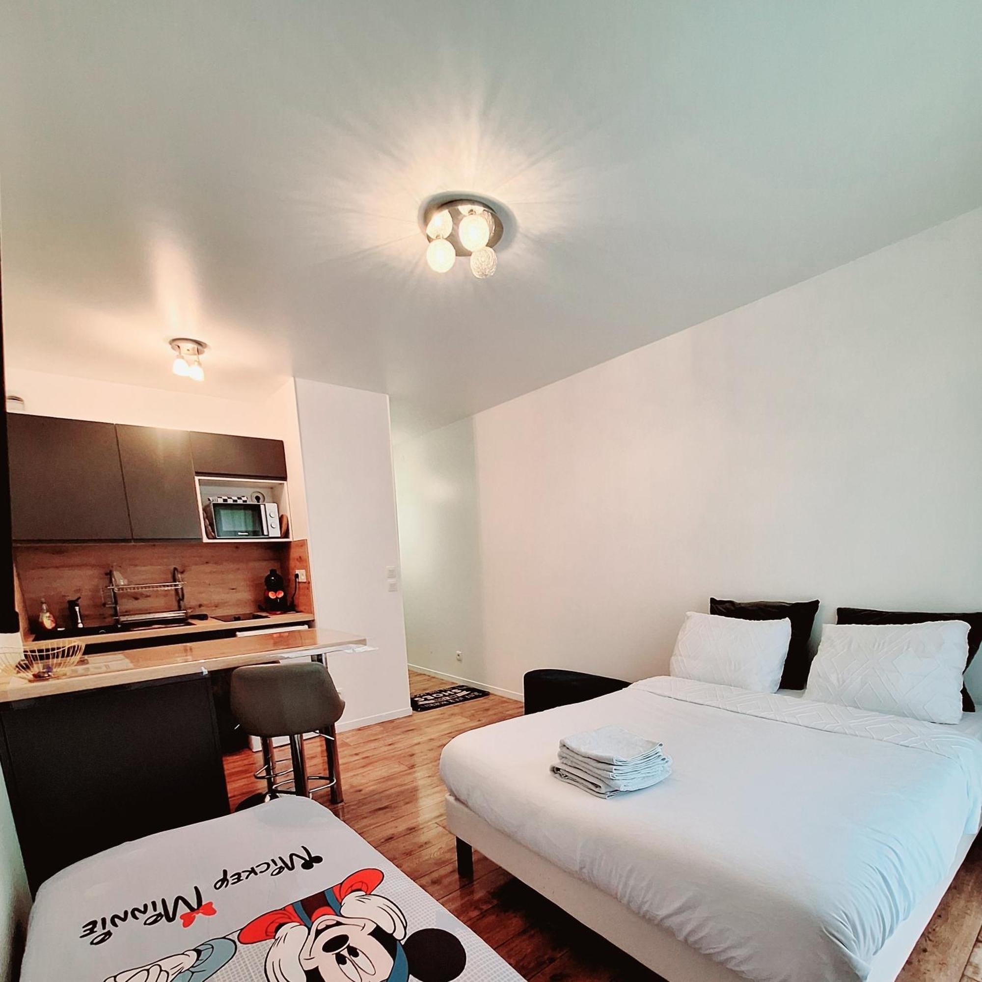 Studio Alpha - 2Min By Train To Disneyland Or 20Min Walk - 5Min Walk To "Val D'Europe" Station Монтеврен Экстерьер фото